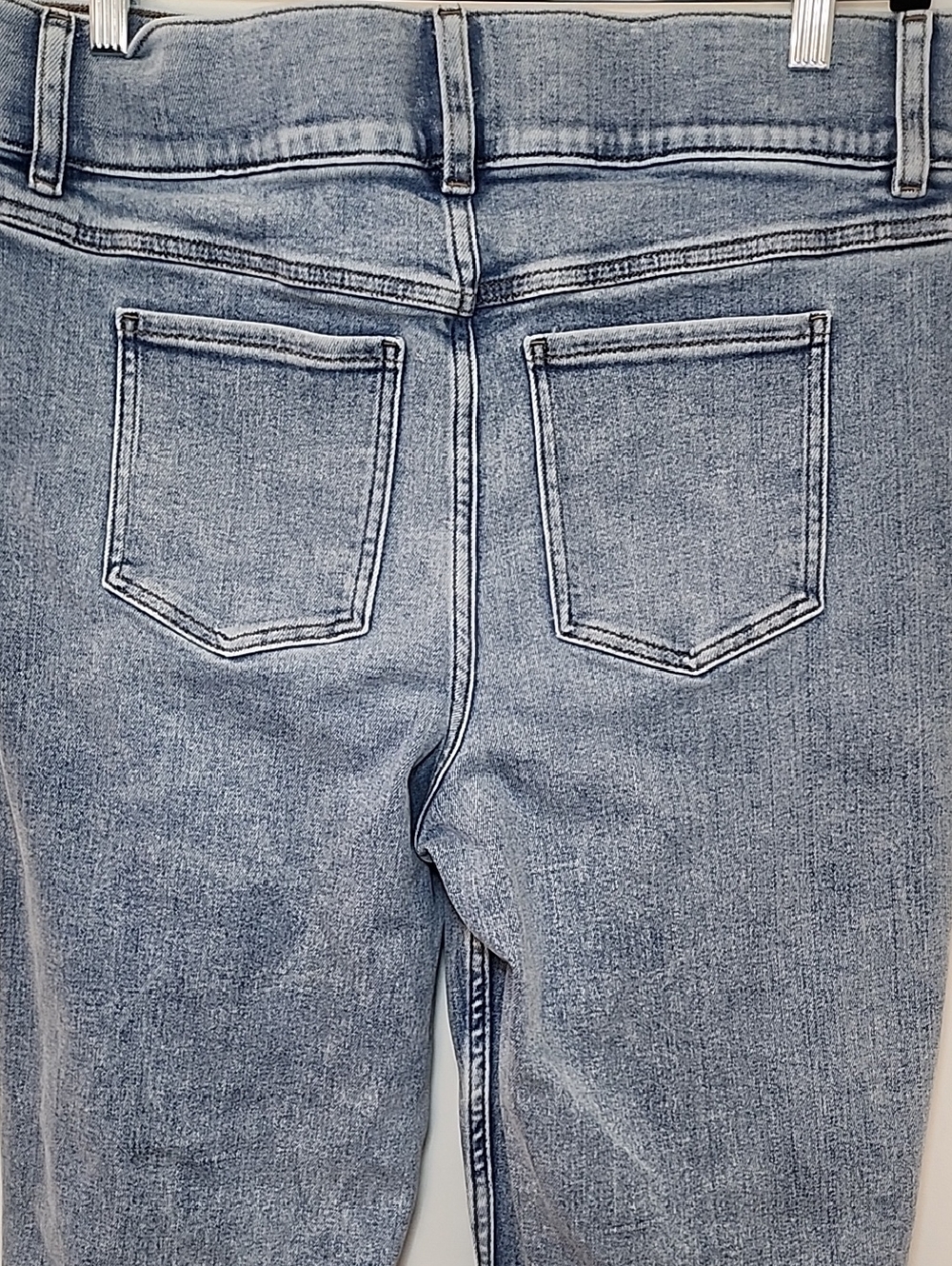 SPANX EveryWear Kick Flare Ankle Jeans Indigo Sky wash featuring a pull-on Sz 1X - Picture 13 of 16